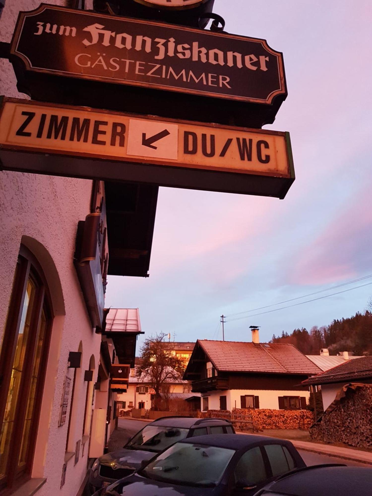 Zum Franziskaner Hotel Grainau Exterior photo